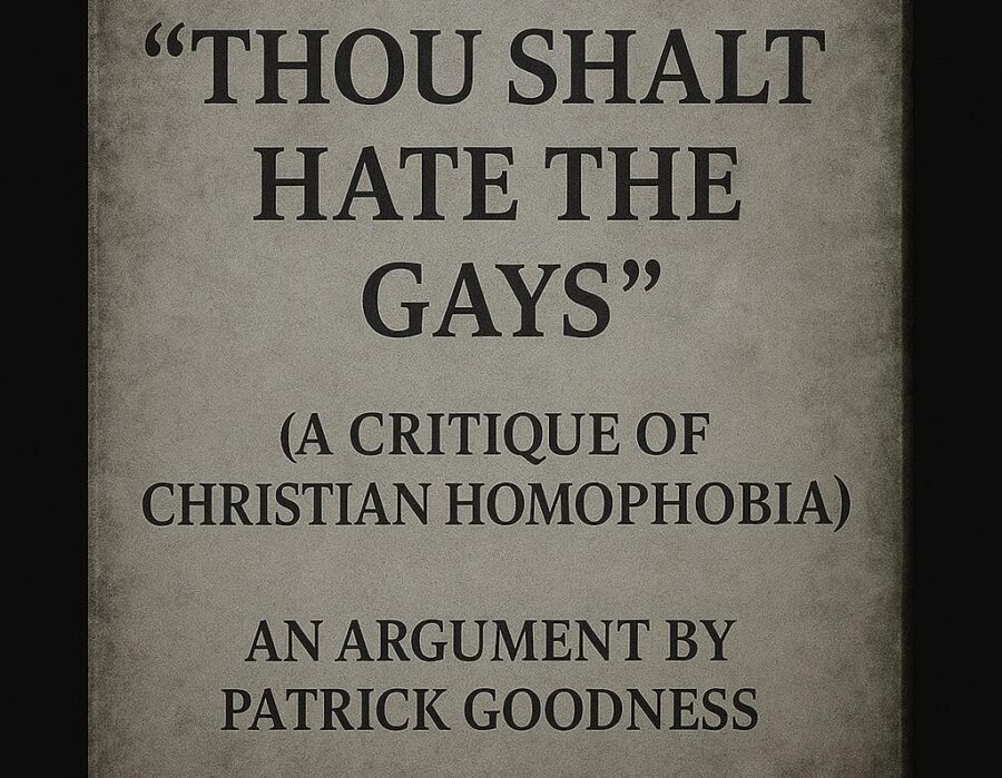 Thou Shalt Hate the Gays