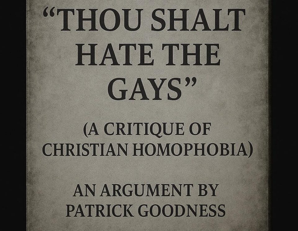 Thou Shalt Hate the Gays